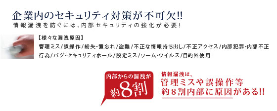 情報漏洩は内部から